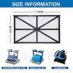 2Pcs Ultra Fine Cartridge Filter Panels, for Hayward Robotic AquaVac, TigerShark and SharkVac Pool Cleaners Maytronics Part Number: RCX70101PAK2
