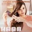 Cordless Curling Brush, Rechargeable Curling Iron Brush for Curl or Straighten Hair, Portable Hot Curling Brush for Travel
