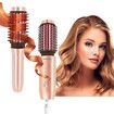 Cordless Curling Brush, Rechargeable Curling Iron Brush for Curl or Straighten Hair, Portable Hot Curling Brush for Travel