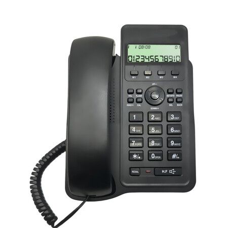 LCD Screen Caller Home Hotel Office   Bussiness Call Center Phone Destop  Caller ID Call Waiting LCD display Landline Phones Home  Office Hotel   Black