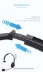 Single Ear for PC Noise Cancelling Headset Call Center Dual Audio Plugs Office Use Volume Control Headset Noise Cancelling Earphone Customer Service
