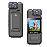 128GB Mini Body Camera Video Recorder, Portable Wearable Hidden Cameras with Clip,180 Degree Rotation,Micro Pocket Body Worn Cam