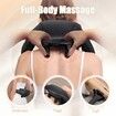 Electric Shiatsu Back and Neck Massager,Cordless Shoulder Massager with Heat,Deep Tissue 3D Kneading Massage Pillow for Shoulder,Leg, Body Muscle (Black)