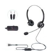 Headset For PC Computer with Volume Control Mute Call Center  Comfortable Customer Service Earphone With Noise Cancelling  Headsets Headphones Microphone