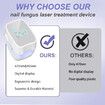 LED Nail Fungus Cleaning Light Device For Thick,Damaged,And Discolored Nails,For Home Use