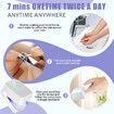 LED Nail Fungus Cleaning Light Device For Thick,Damaged,And Discolored Nails,For Home Use