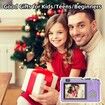 Kids Digital Camera,2.4 Inch TFT Display CCD Camera,32GB Card,48MP 8X Digital Zoom,Compact Retro Camera,Purple