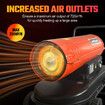 Industrial Fan Heater 38kW Diesel Kerosene Space Portable for Workshop Warehouse Shed Garage Greenhouse Office Fast Heating Warm Hot Air Forced Blower