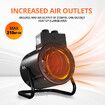 2000W Electric Fan Heater Industrial Workshop Room Space Carpet Dryer Warm Hot Air Blower Portable Standing Fast Heating with SAA Warehouse Office