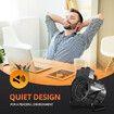 2000W Electric Fan Heater Industrial Workshop Room Space Carpet Dryer Warm Hot Air Blower Portable Standing Fast Heating with SAA Warehouse Office