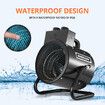 2000W Electric Fan Heater Industrial Workshop Room Space Carpet Dryer Warm Hot Air Blower Portable Standing Fast Heating with SAA Warehouse Office