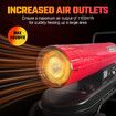 Industrial Fan Heater 68kW Diesel Kerosene Warm Space Forced Air Blower Workshop Warehouse Shed Garage Greenhouse Office Fast Heating Shop Portable