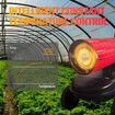 Industrial Fan Heater 68kW Diesel Kerosene Warm Space Forced Air Blower Workshop Warehouse Shed Garage Greenhouse Office Fast Heating Shop Portable