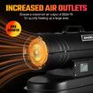 Industrial Fan Heater Diesel Kerosene Forced Warm Air Space Blower 28kW Portable for Workshop Warehouse Shed Garage Greenhouse Office Fast Heating