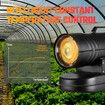 Industrial Fan Heater Diesel Kerosene Forced Warm Air Space Blower 28kW Portable for Workshop Warehouse Shed Garage Greenhouse Office Fast Heating
