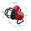 2000W Industrial Fan Heater Electric Carpet Dryer Hot Air Blower Space Standing for Workshop Room Office Warehouse Garage Greenhouse Fast Heating