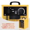 Electric Fan Heater Industrial Workshop Portable Room Carpet Dryer Warm Hot Air Forced 2000W Fast Heating Space Standing SAA for Warehouse Farm Garage
