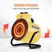 Portable Electric Heater Industrial Fan 2In1 2000W Carpet Dryer Warm Hot Air Blower Fast Heating Room Space SAA Standing for Office Workshop Warehouse