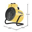 Portable Electric Heater Industrial Fan 2In1 2000W Carpet Dryer Warm Hot Air Blower Fast Heating Room Space SAA Standing for Office Workshop Warehouse