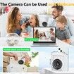 4K Digital Camera,WiFi 75MP Vlogging Cameras,Touchscreen Autofocus Point and Shoot Digital Camera with 16X Zoom,32GB Card,2 Batteries (White)