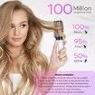 Cordless Hair Curling Iron Brush 3-in-1 Portable Wave Curling Wand, 1.5 Inch Ionic Heated Brush,USB Rechargeable Hair Curler, 1 Pack-White