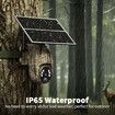 Trail Camera 4G LTE Solar Powered 3rd Generation Live Video 360 Pan Tilt Motion Activated 2K Colour Night Vision IP65 Wildlife