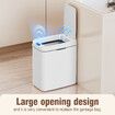 Sensor Rubbish Bin 14L Dustbin Recycling Garbage Kitchen Waste Trash Can Motion Auto Household Bathroom Toilet Office Trashcan Small Smart Container