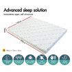 STARRY EUCALYPT Memory Foam Mattress Topper 7-Zone Cool Gel Bamboo 10cm Double