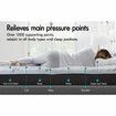 STARRY EUCALYPT Memory Foam Mattress Topper Airflow Cool Gel Bamboo 10cm Queen
