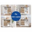 ALFORDSON Buffet Sideboard Cabinet Storage Cupboard Sliding Door Pantry White