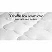 STARRY EUCALYPT Mattress Topper Pillowtop Mesh Bedding Mat Cover 11cm Double