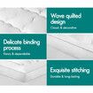STARRY EUCALYPT Mattress Topper Pillowtop Mesh Bedding Mat Cover 11cm Double