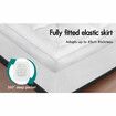 STARRY EUCALYPT Mattress Topper Pillowtop Mesh Bedding Mat Cover 11cm Double
