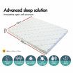 STARRY EUCALYPT Memory Foam Mattress Topper Ventilated Gel Bamboo 12cm Single