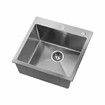 ALFORDSON Kitchen Sink Stainless Steel Drop in Flush Single Bowl 530X500MM Silver