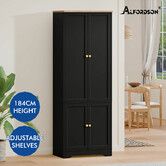 ALFORDSON Buffet Sideboard Cupboard Cabinet Kitchen Hallway Storage Shelf Black