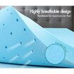 STARRY EUCALYPT Memory Foam Mattress Topper Ventilated Gel Bamboo 12cm Queen