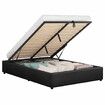 ALFORDSON Bed Frame Queen Size Gas Lift Storage Mattress Base Black WILBUR
