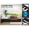 ALFORDSON Bed Frame Queen Size Gas Lift Storage Mattress Base Black WILBUR