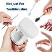 Rechargeable Toothbrush Sanitizer UV Light,Electric Toothbrush Cleaner Sanitizer UV Holder For Travel,Home Color Pink