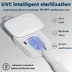 Rechargeable Toothbrush Sanitizer UV Light,Electric Toothbrush Cleaner Sanitizer UV Holder For Travel,Home Color Pink