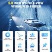 Underwater Fishing Camera,Fishing Camera with Infrared Night Vision Light,Portable Fish Finder with 30m Cable,5 Inch LCD,Upgraded HD Lens