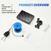 Underwater Fishing Camera,Fishing Camera with Infrared Night Vision Light,Portable Fish Finder with 30m Cable,5 Inch LCD,Upgraded HD Lens