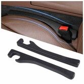 Car Seat Gap Filler 2 Pack,Universal Fit PU Leather Car Seat Gap Plug to Fill The Gap Between Seat and Console,Car Seat Crevice Blocker Stop Things