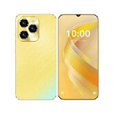 HOT 40 Pro smartphone 6.8 HD Android Mobile Phone Unlocked 4G Dual Sim Card 6800mAh 8GB+256G Cellphone 72MP+108MP, Golden