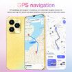 HOT 40 Pro smartphone 6.8 HD Android Mobile Phone Unlocked 4G Dual Sim Card 6800mAh 4GB+128G Cellphone 72MP+108MP, Golden