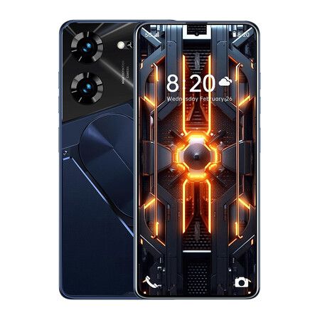 Pova5 Pro Unlocked Android 4G Phones, 6GB + 256GB, 6.7 Inch HD Screen, Snapdragon 888, 48MP+108MP HD Camera, Android 14 Unlocked Cell Phone, Black