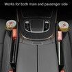 1 Pack Car Seat Gap Filler Organizer,Car Seat Organizer,Seat Gap Storage Box with Cup Holders,Car Leather Cup Holder Gap Bag Front Seat (Right Side)