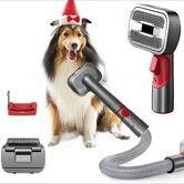 Dog Hair Vacuum Brush for Grooming and Shedding Compatible with Dyson V15, V11, V10, V8, V7,Removes Loose Hair,Dander,Undercoat and Tangles