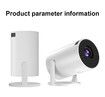 1080P Portable Projector Home Theater 180 Rotation Auto WiFi Bluetooth Full HD Phone PC HDMI PS5 Laptop Miracast Wireless Wired